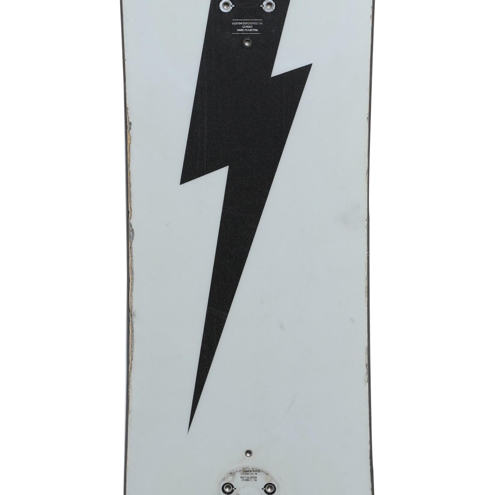 RECONDITIONNE - Snowboard Burton Custom + Fixations Coque 3/4