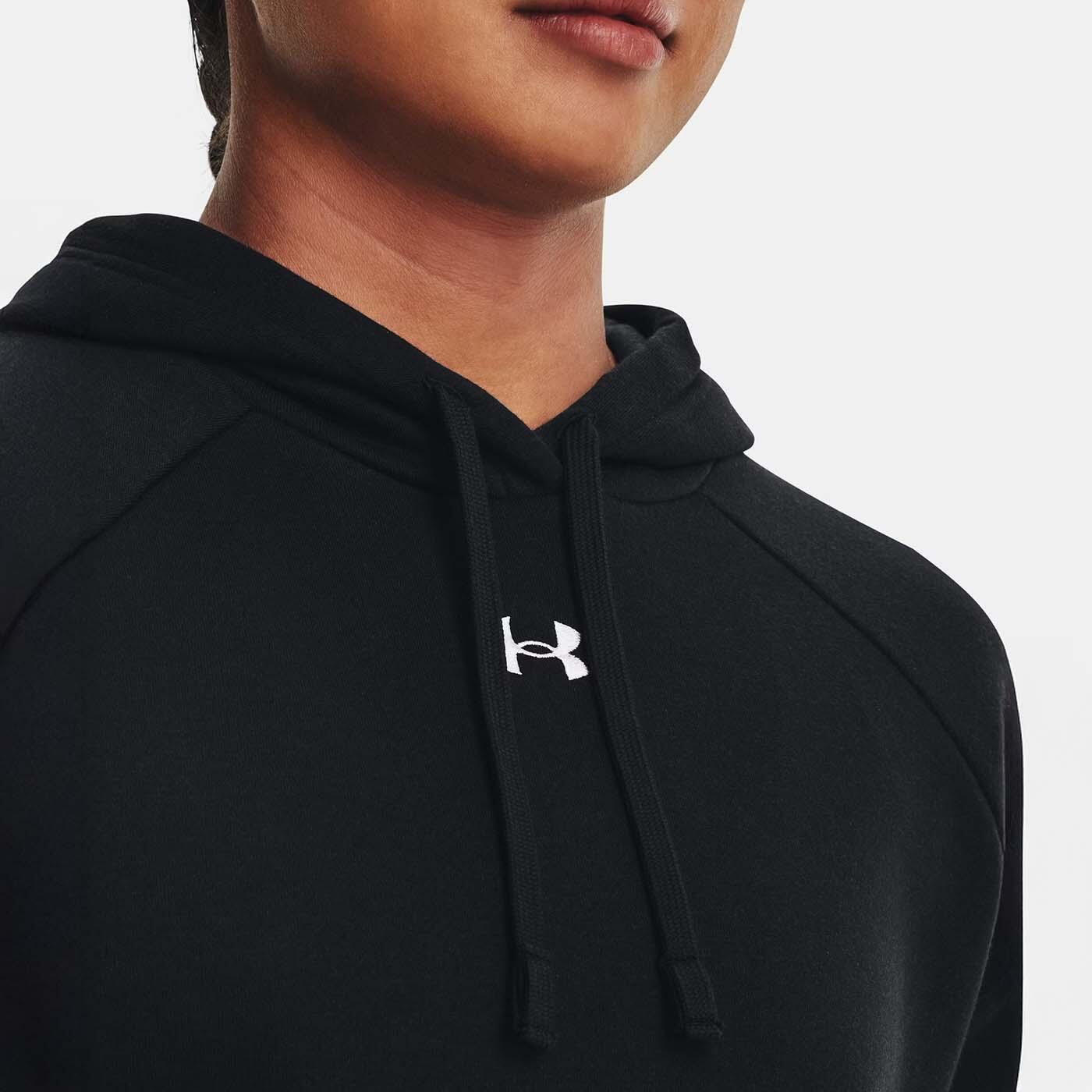 Felpa con cappuccio UA Rival Fleece donna Under Armour nero 5/6