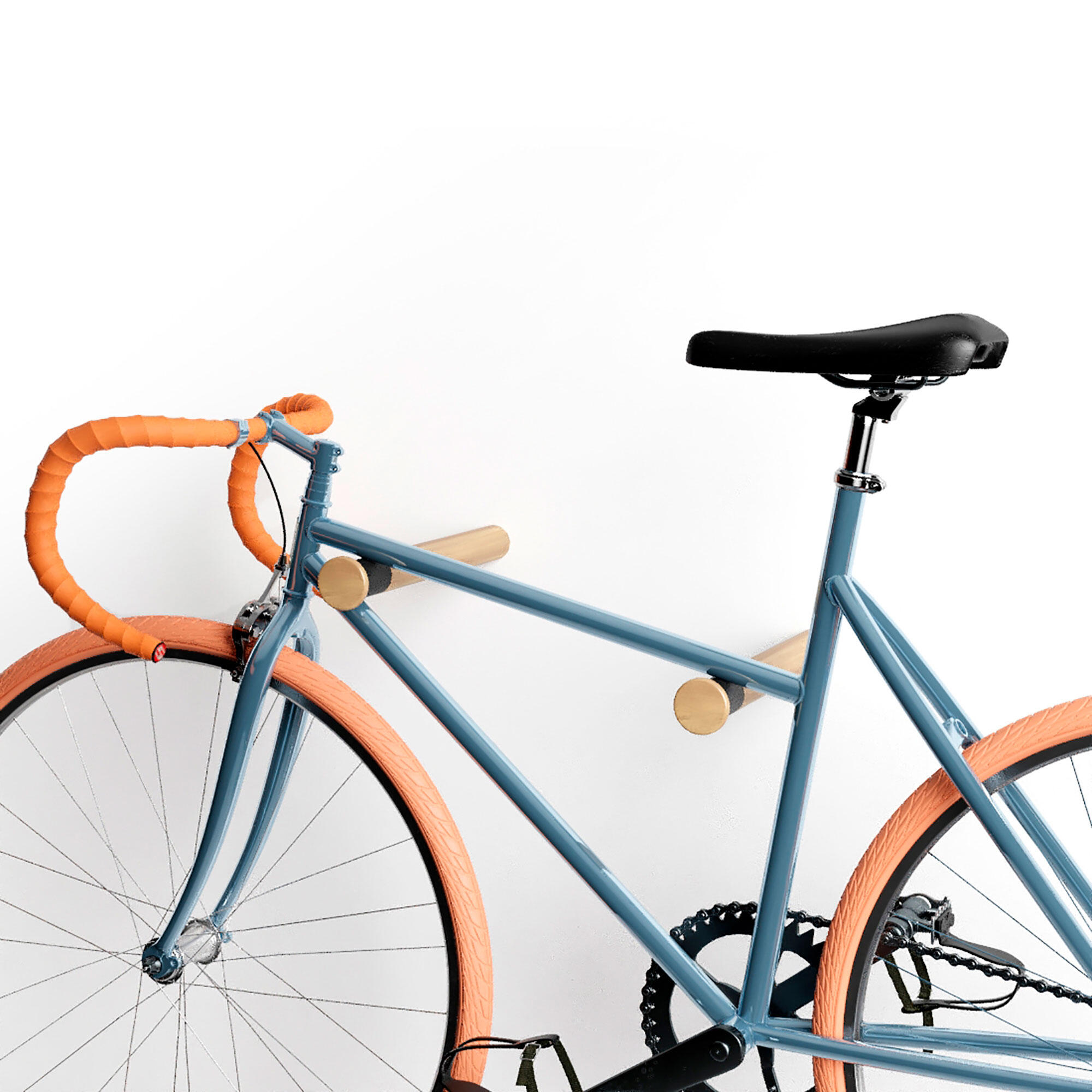 Soporte fijo para bicicleta con marco recto Incluye tornillos Fácil instalación 3/5