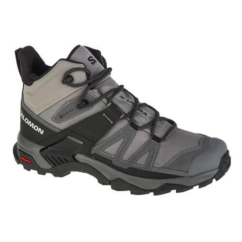 Salomon - Chaussures Randonnée Hommes Salomon X Ultra 4 Mid Gtx - Chaussures De Sport - Gris - Decathlon