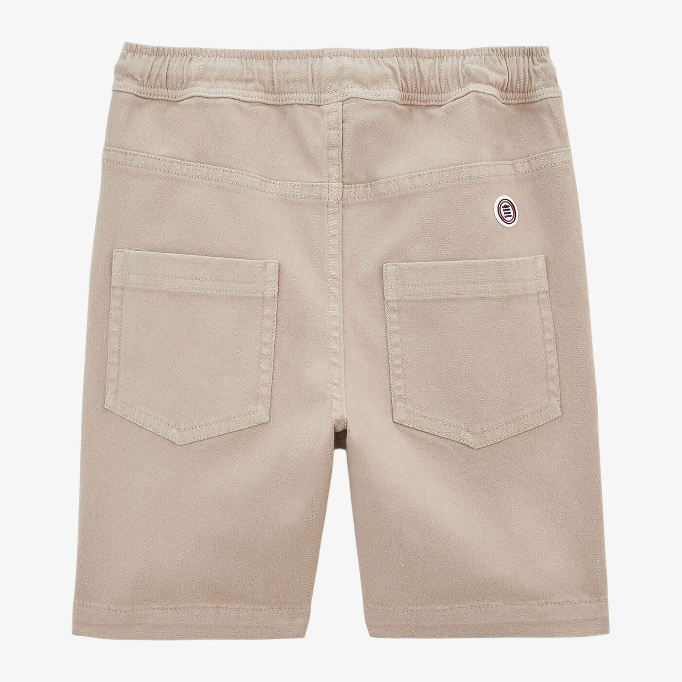 Bermuda garçon beige taille élastique 2/2