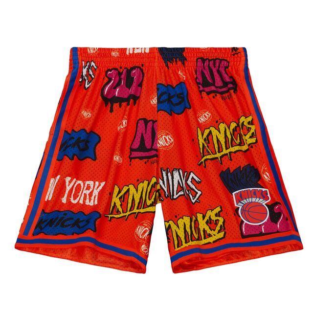 MITCHELL & NESS Shorts with slap sticker New York Knicks Swingman 1991/92