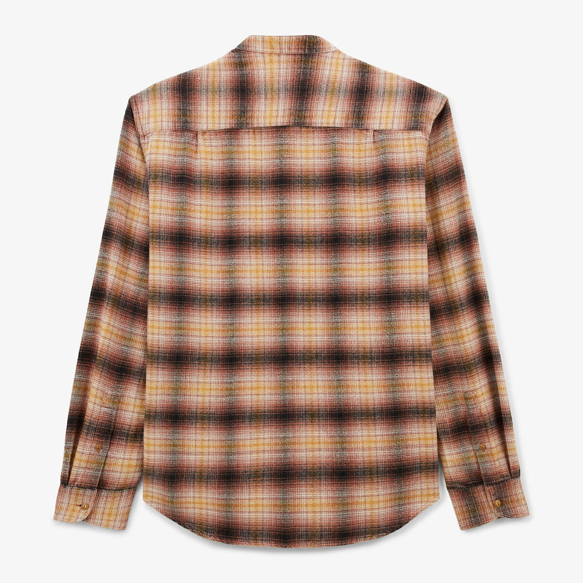 Camicia Charles a maniche lunghe, collo Mao, a quadri 3/5