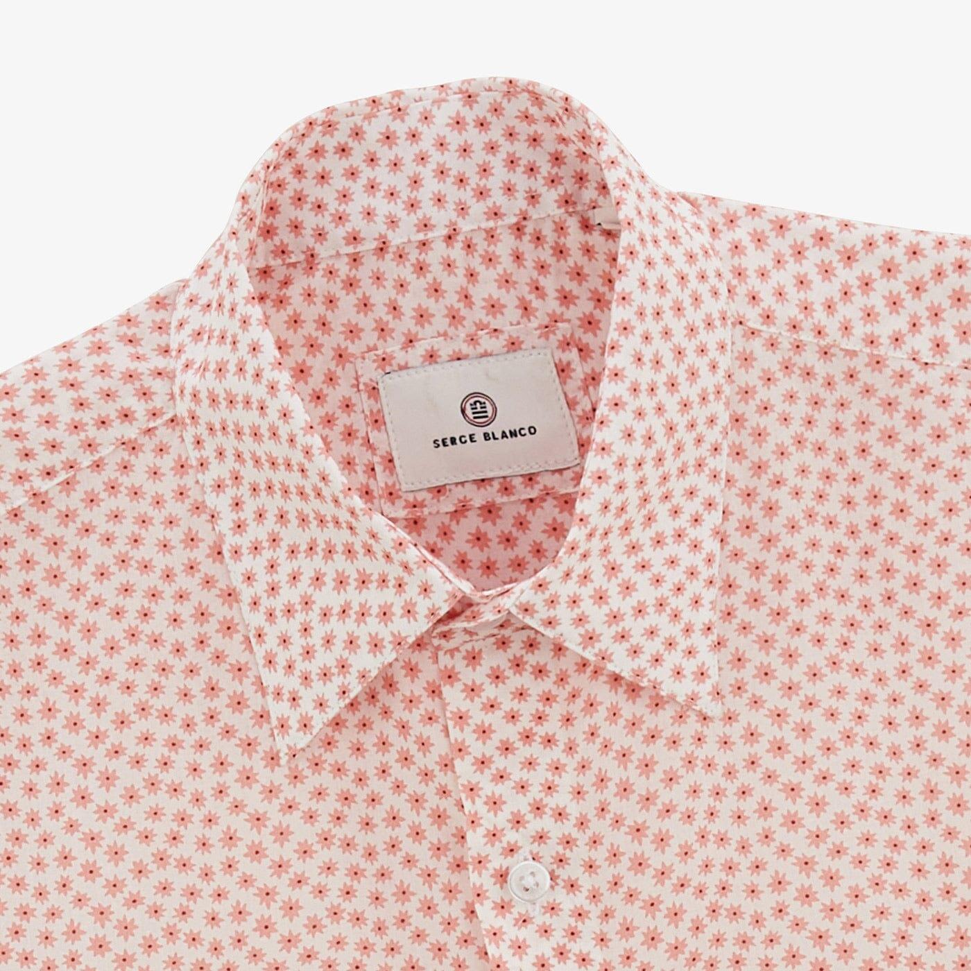 Camicia Charles a maniche lunghe in fantasia 3/4