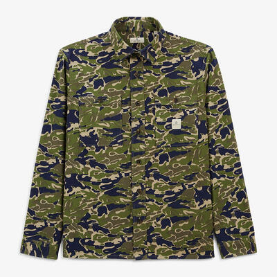 Shirt met lange mouwen clovis camouflage
