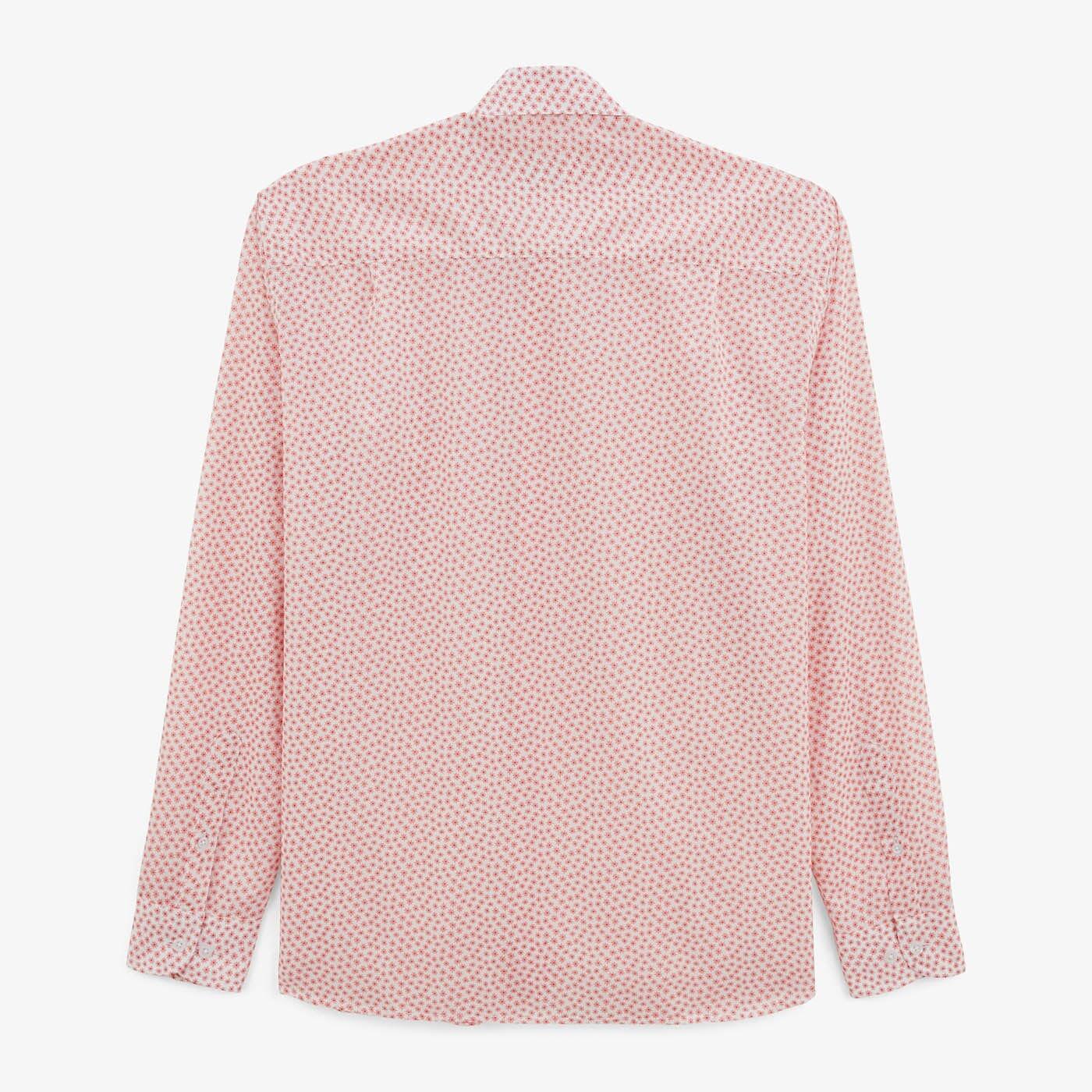 Camicia Charles a maniche lunghe in fantasia 2/4