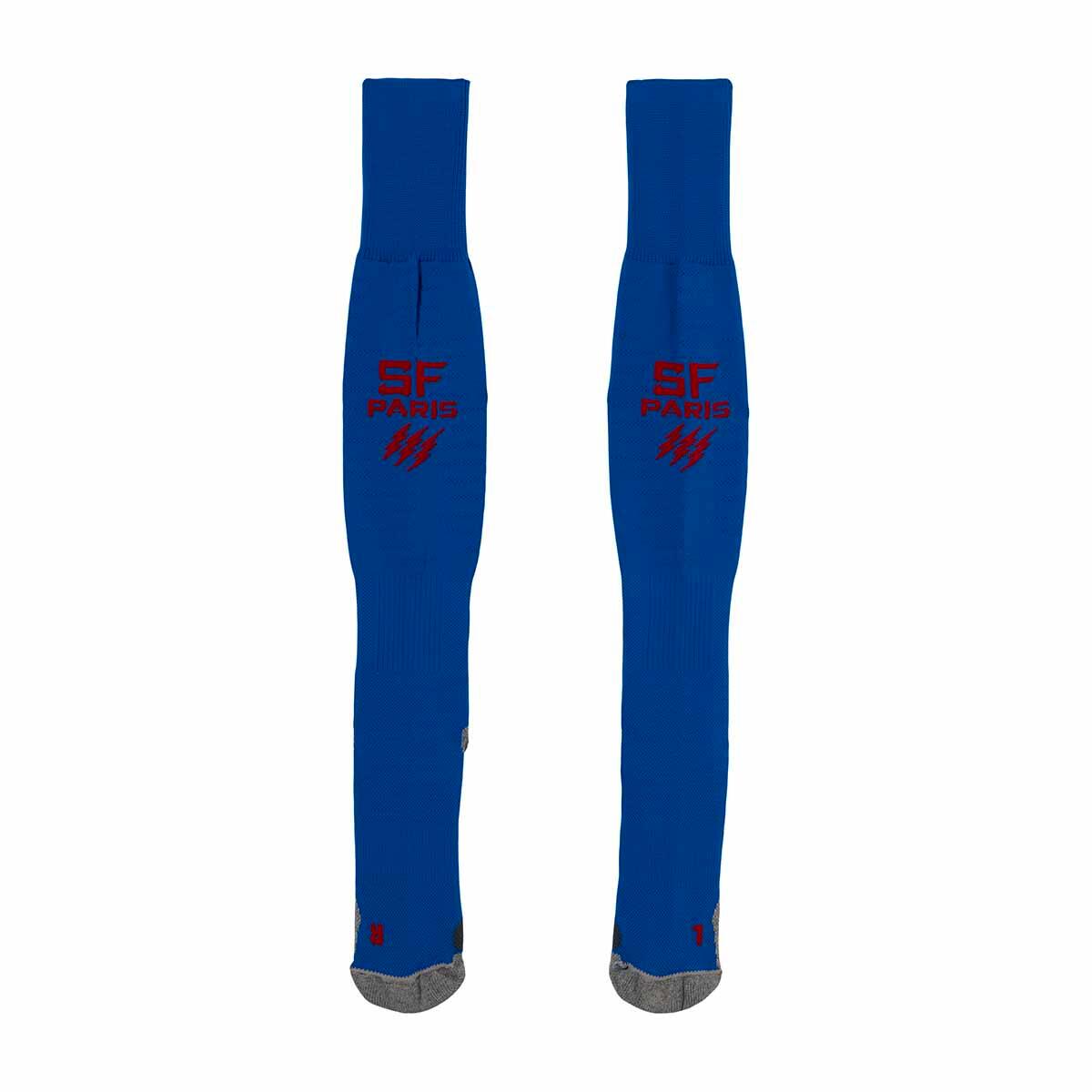 Kappa - Chaussettes Kombat Spark Pro Adulte Stade Français Paris 25/26 - Chaussettes - Bleu - 31/34 - Decathlon