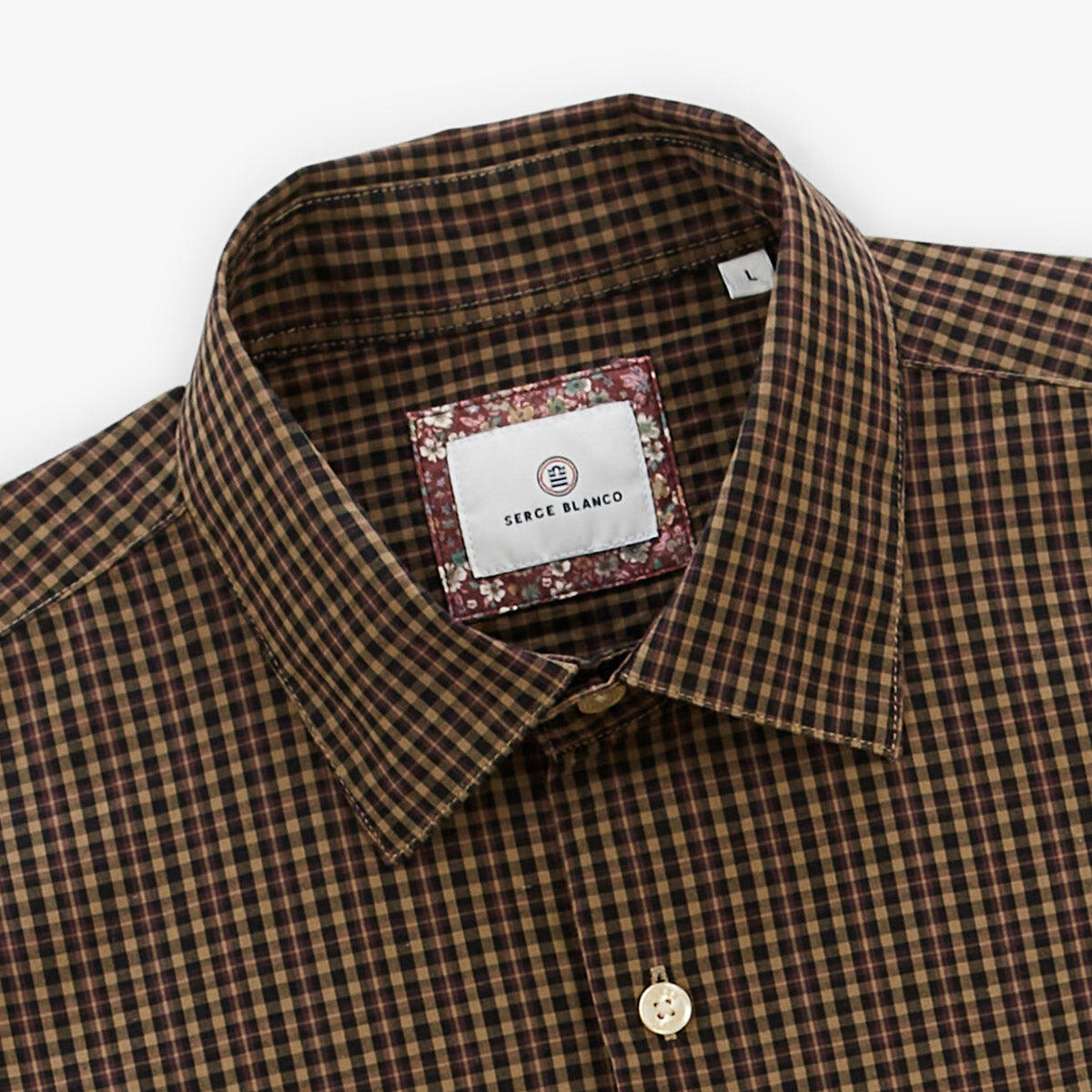 Camicia Charles a maniche lunghe a micro righe 4/5