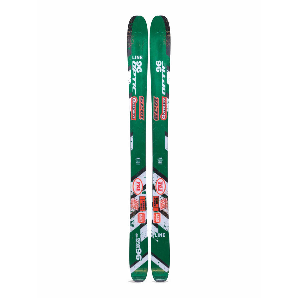 Skis without bindings Line Optic 96 Vert Homme