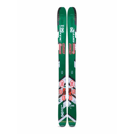 Line Optic 96 Groen Heren ski's zone bindingen