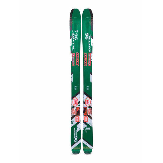 Line Optic 96 Groen Heren ski's zone bindingen