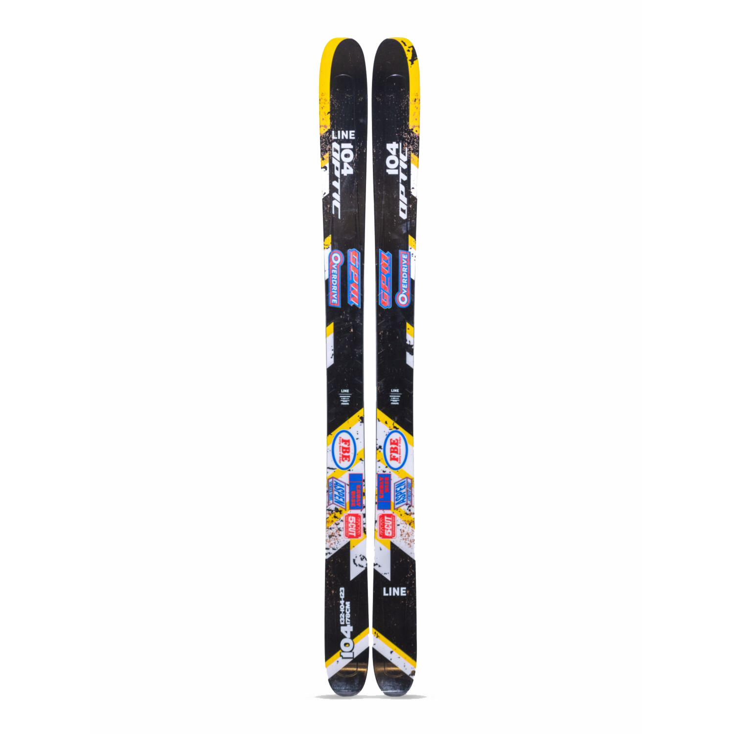 Line - Skis Sans Fixations Line Optic 104 Homme - Skis - Noir - 178 Cm - Decathlon