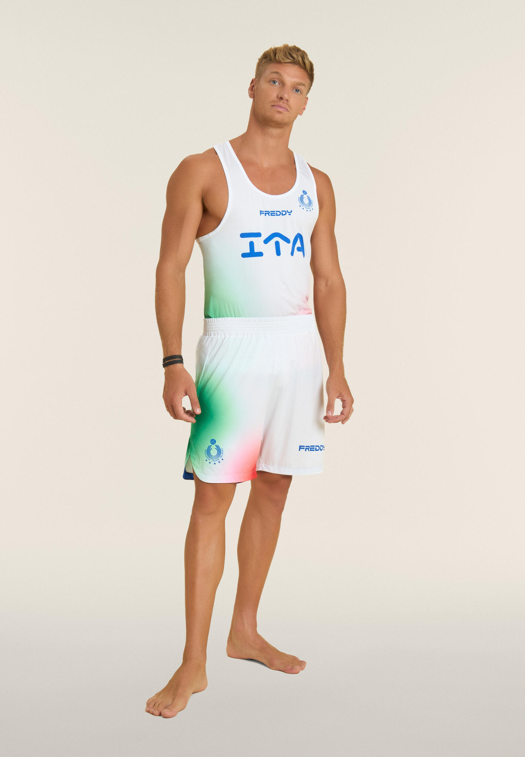 Short pour hommes de l’équipe nationale italienne de volley-ball de plage pour l 5/7