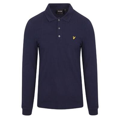 Polo met lange mouwen lyle & scott