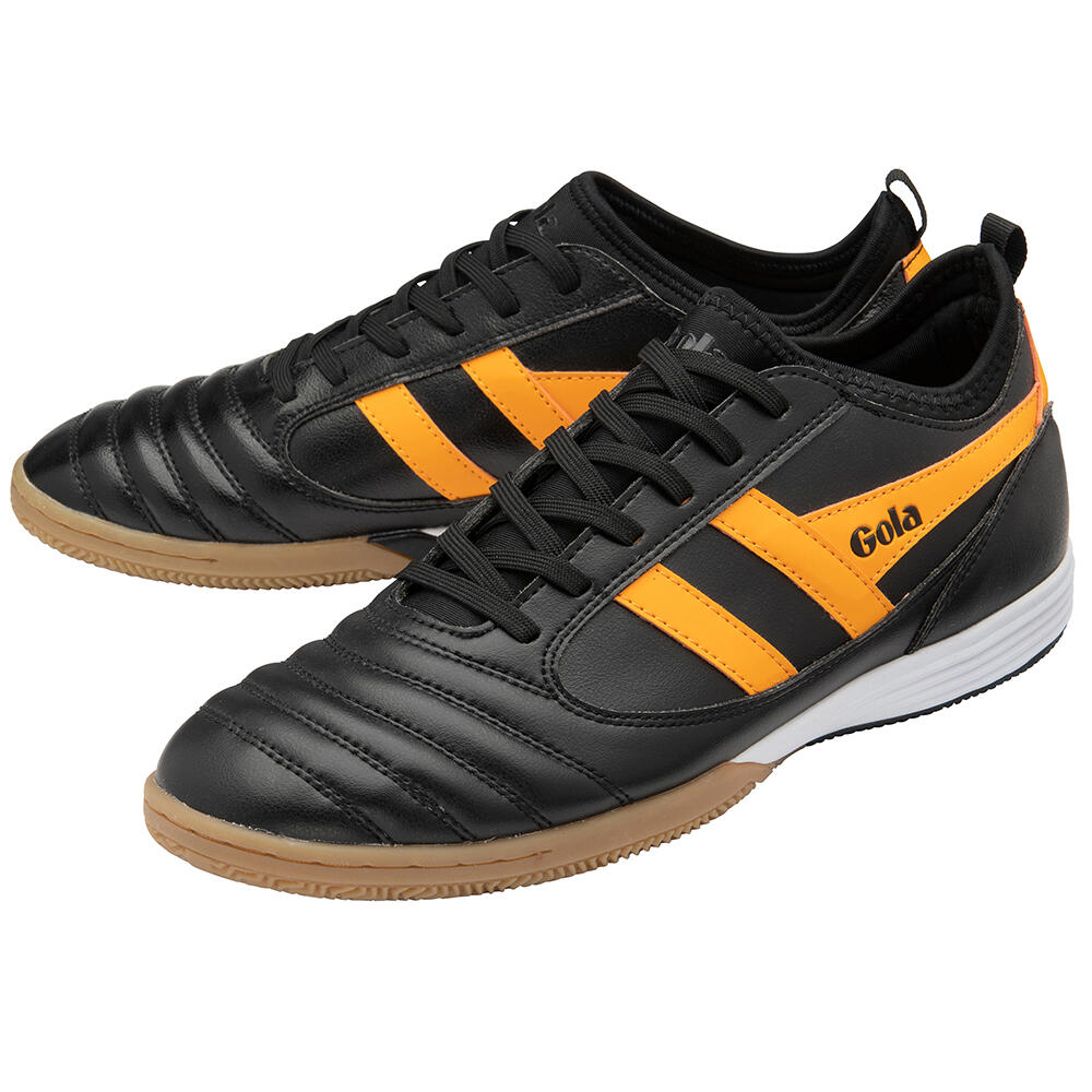 Chaussures de football Microfibre Noires/Soleil Ceptor TX pour Hommes 3/6