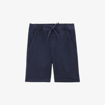 Bermuda garçon bleu marine taille élastique
