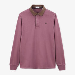 Maillot de rugby manches longues violet pourpre Lupin