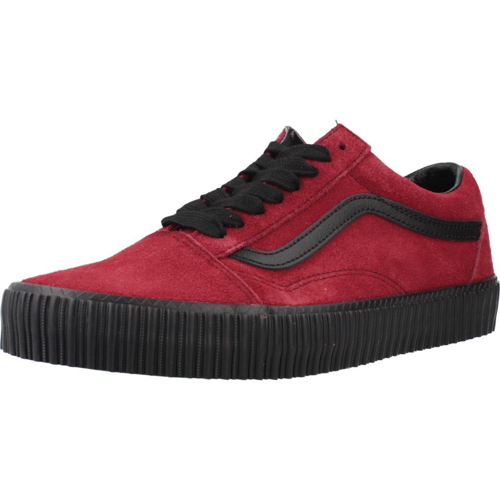 Vans - Baskets Vans Modèle Old Skool Creeper Couleur Bordeaux - Chaussures De Sport - Rouge - Decathlon