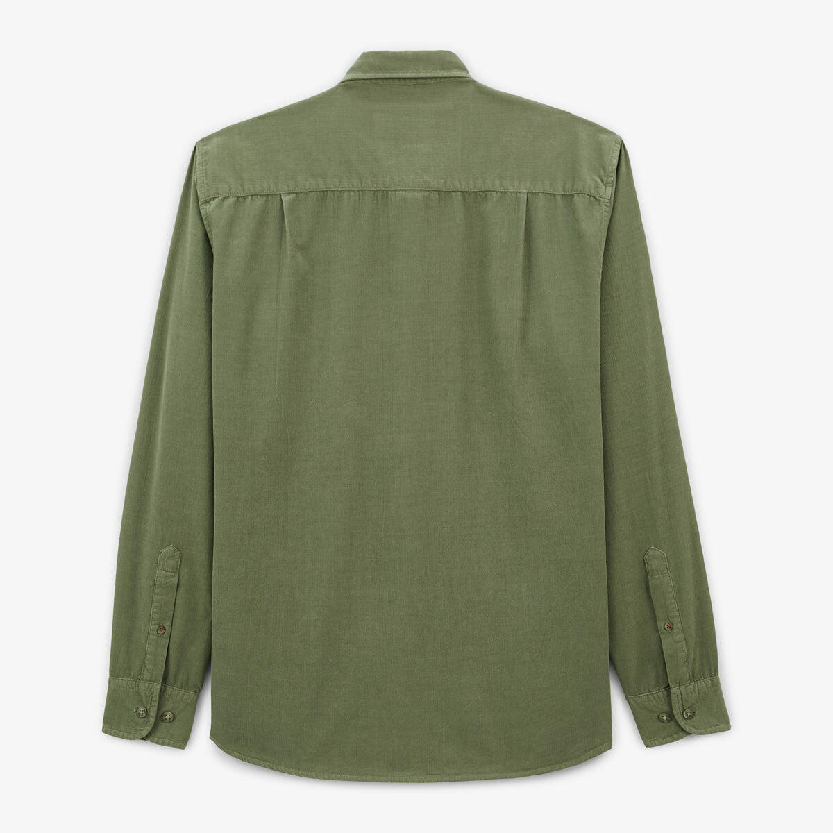Camicia a maniche lunghe Charles in velluto 3/5