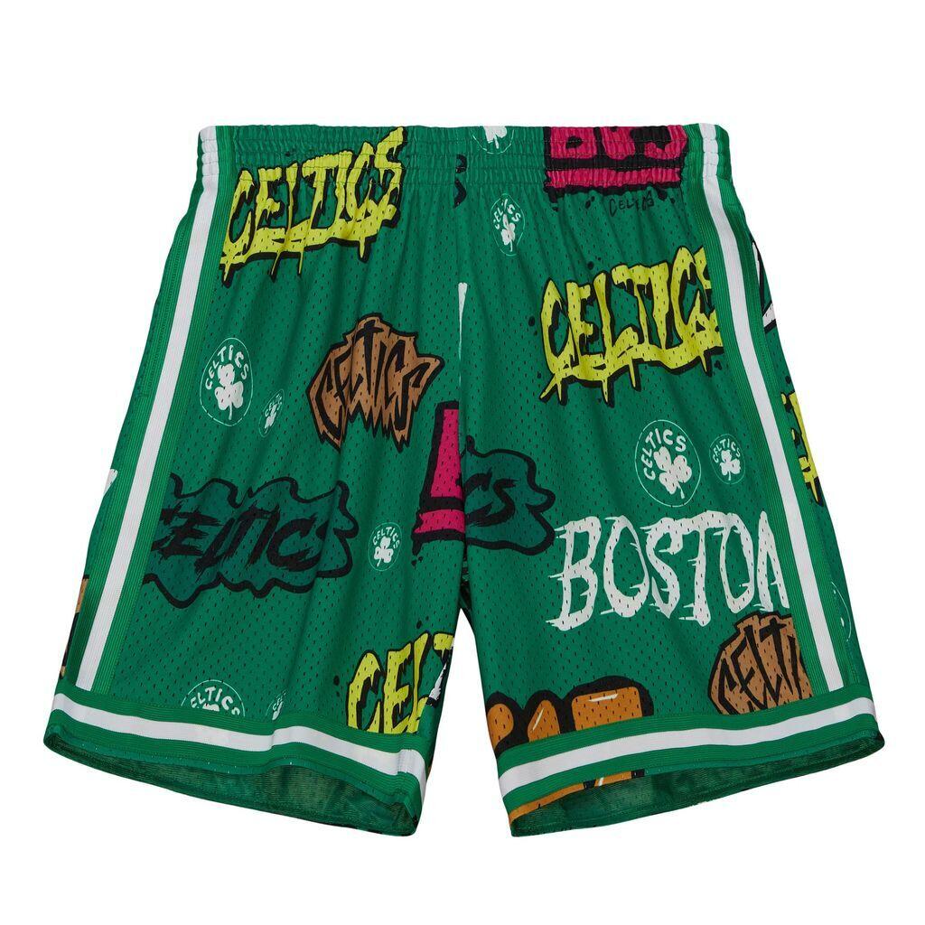 MITCHELL & NESS Short self-adhesive slap Boston Celtics Swingman 1985/86