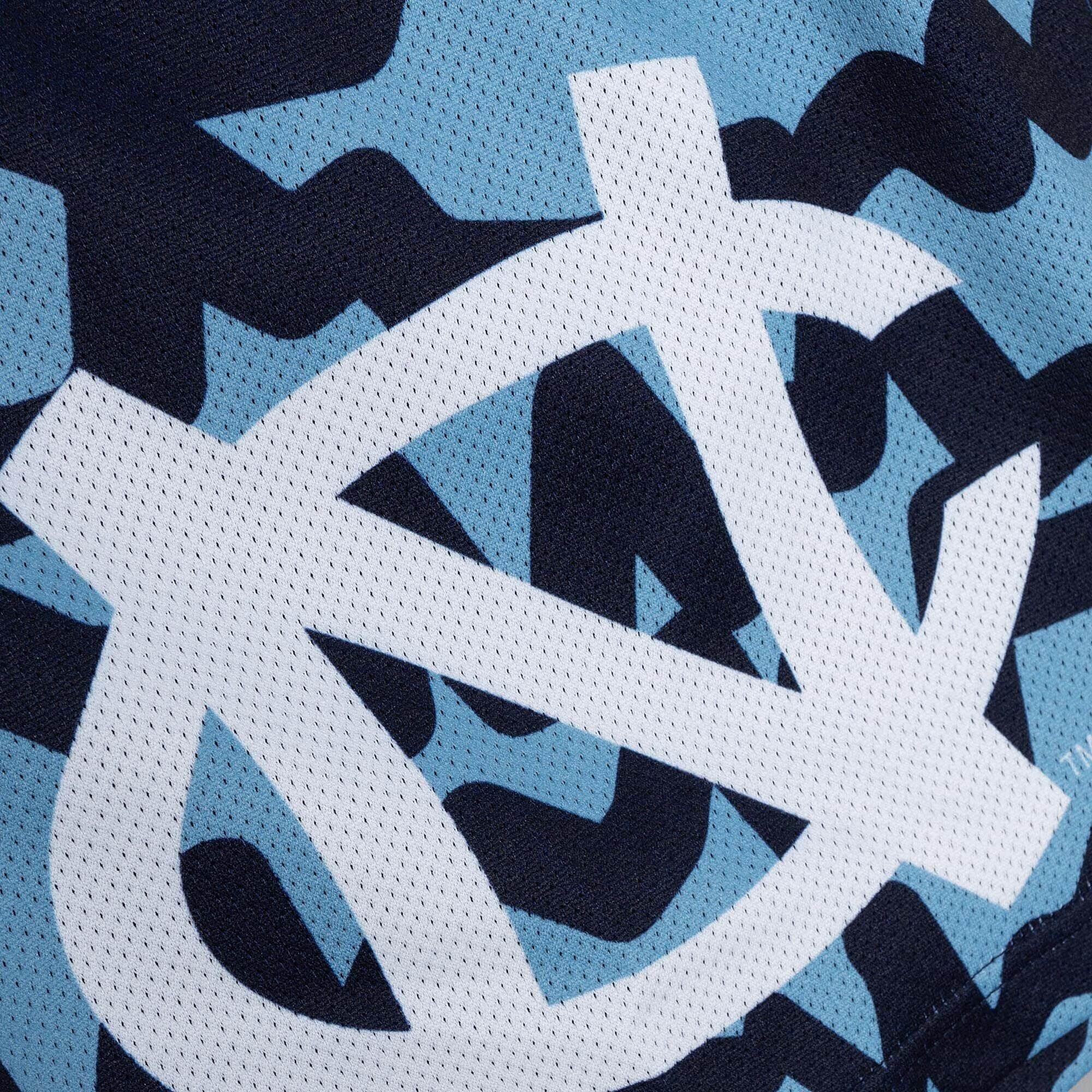 Short North Carolina Tarheels NCAA Jumbotron 2.0 Sublimated 3/3