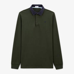 Maillot de rugby manches longues vert anglais Lupin