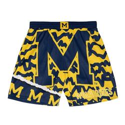 Short Université de Michigan Wolverines NCAA Jumbotron 2.0 Sublimated
