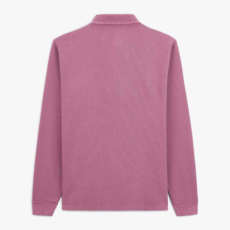 Rose Buddha chandail Confo gaufré manches longues pour femme - Soccer