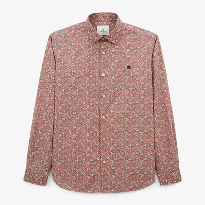 Charles bloemenprint shirt met lange mouwen