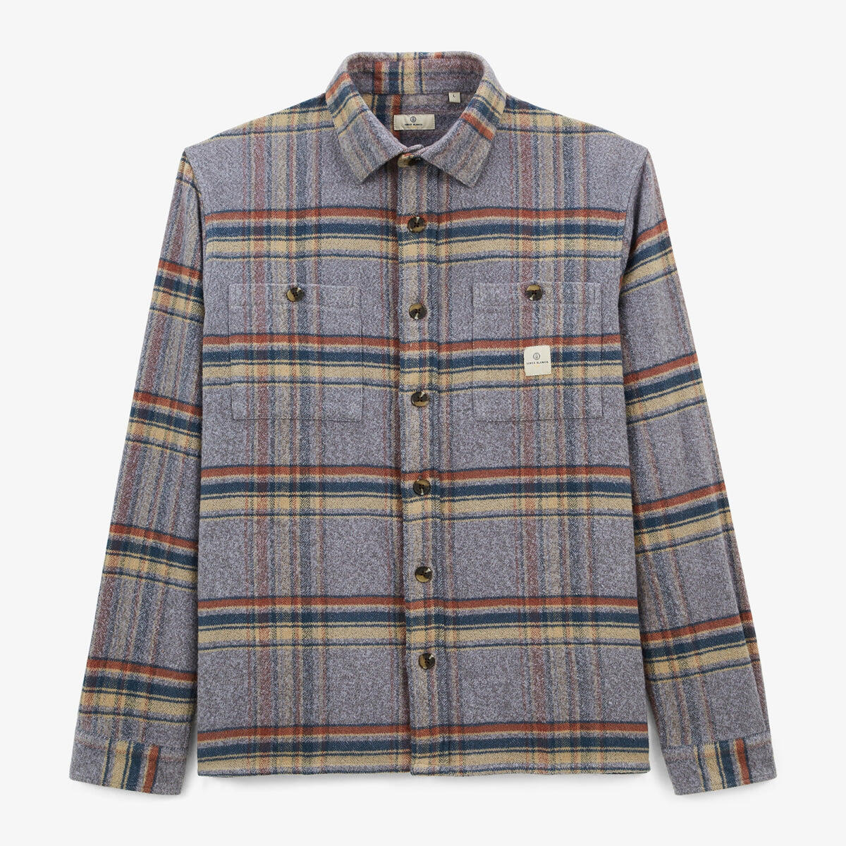 SERGE BLANCO Camisa xadrez Clovis