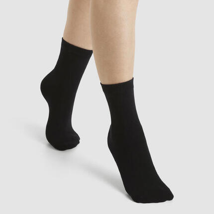 Dim Thermo, Lot de 2 paires de mi-chaussettes polaire