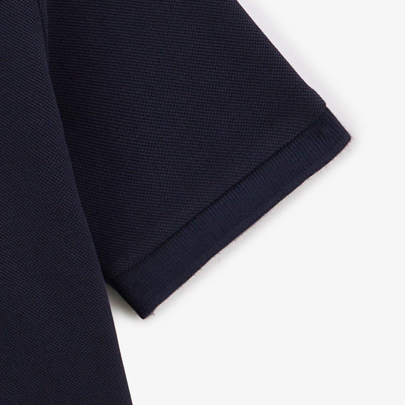 Polo garçon Lucas maille piquéee bleu foncé 6/6