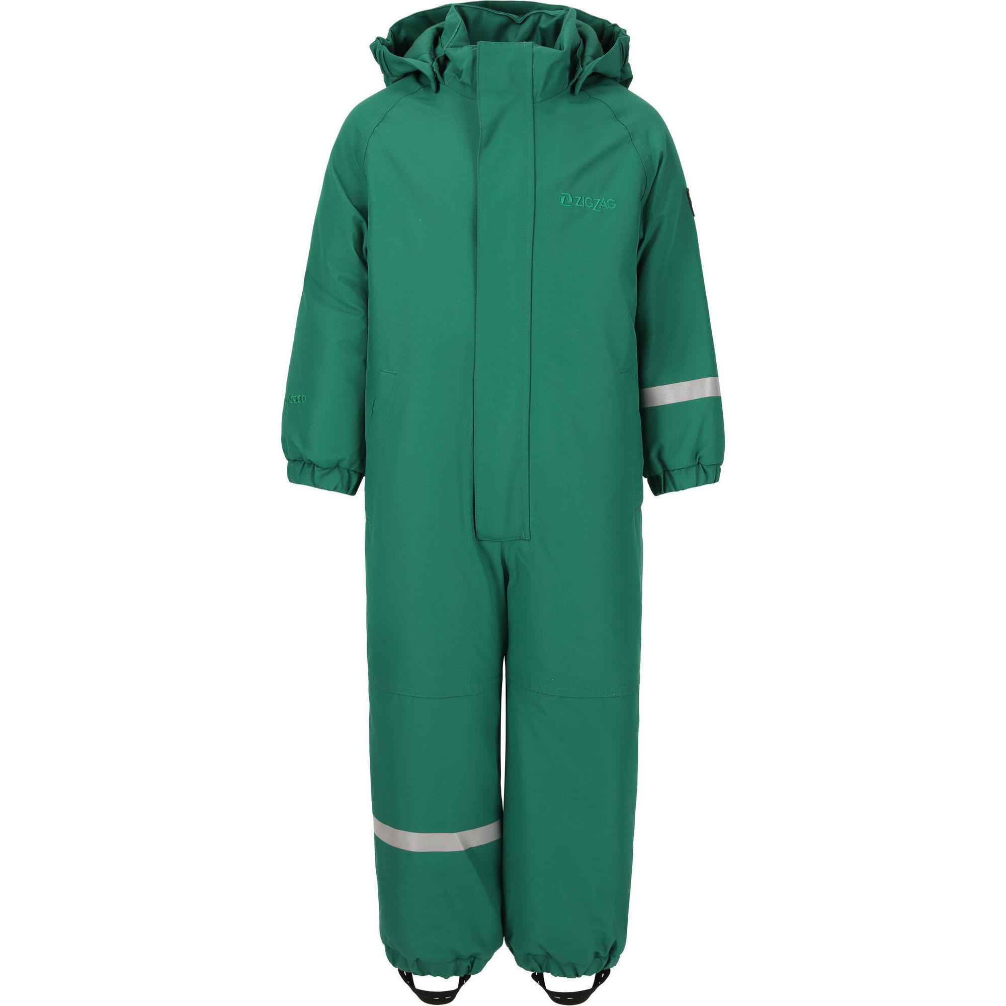 Zigzag - Combinaison Vally - Combinaison De Ski - Gris|vert -  6 À 8 Ans - Decathlon