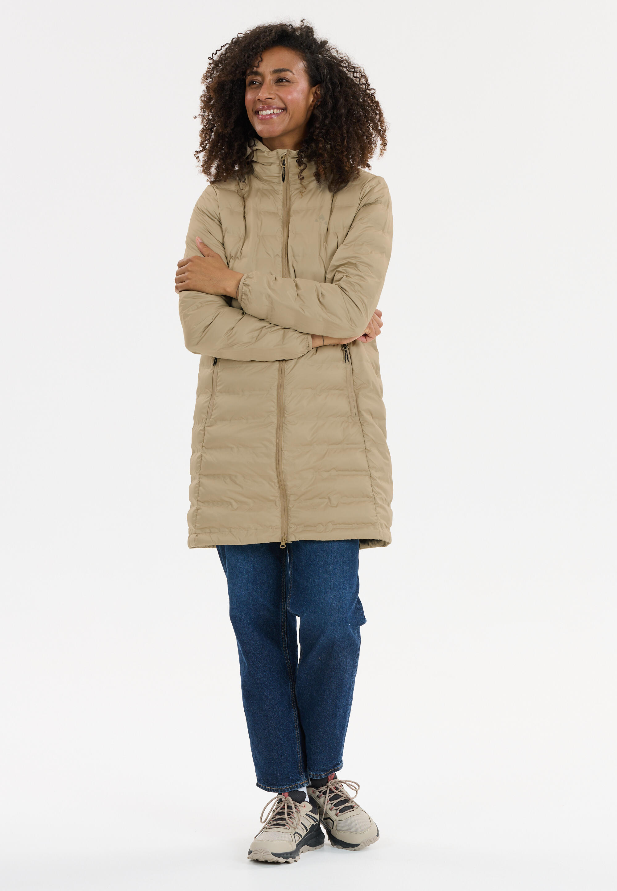 Piumino lungo leggero da donna Whistler Froze 4/5