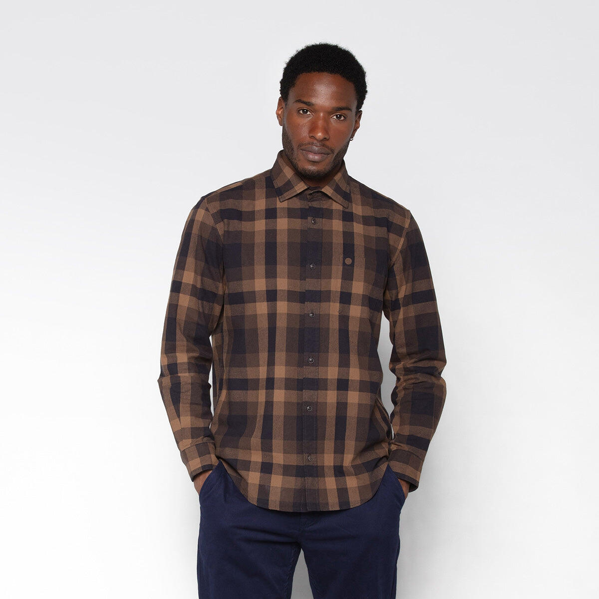 Camicia Charles a maniche lunghe a quadri 2/5