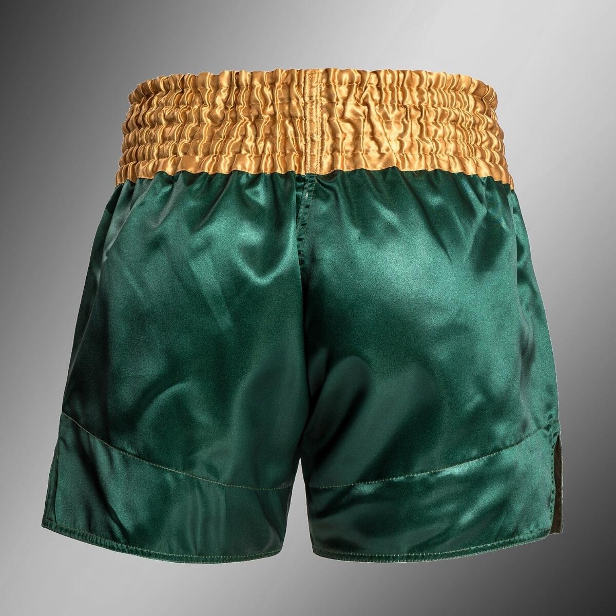 Venum Classic Muay Thai Shorts Green/Gold XXL 4/6