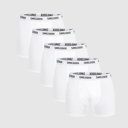 Herren Boxershorts 3er Pack 5er Pack Weiß