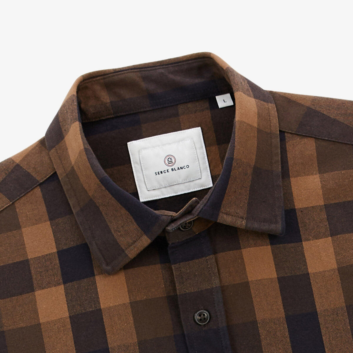 Camicia Charles a maniche lunghe a quadri 4/5