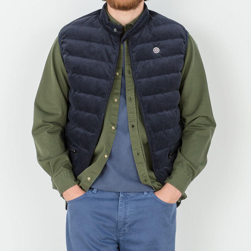 Piumino Damiano velour senza maniche 2/7