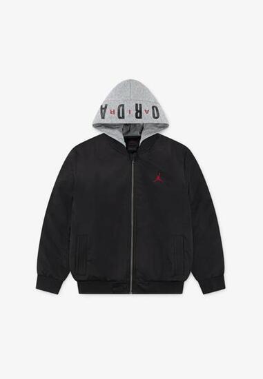JORDAN Piumino JDN BIG LOGO nero per bambino e bambina