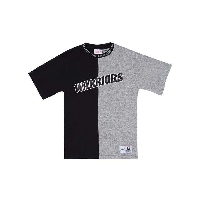 MITCHELL & NESS Maglietta Golden State Warriors nba split color