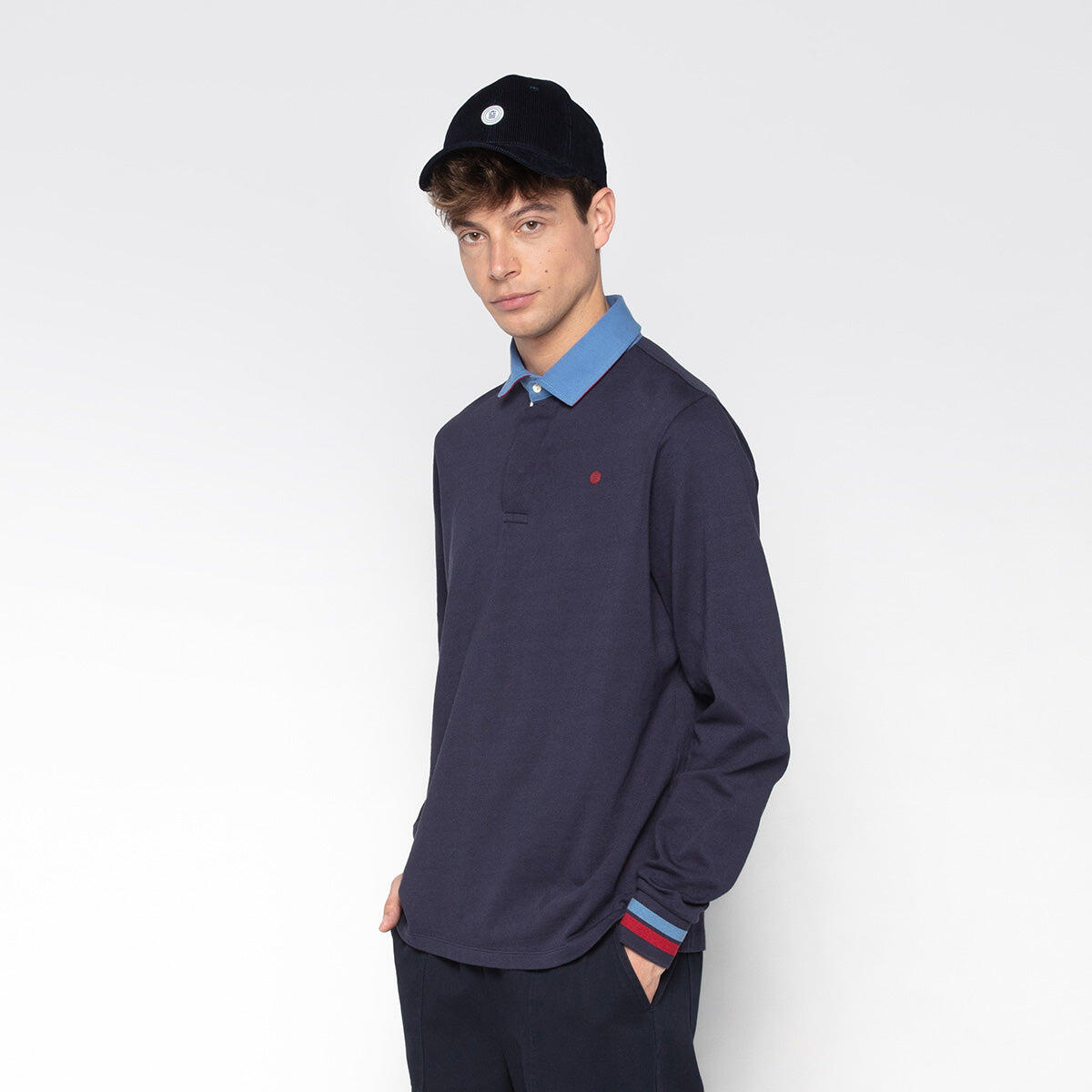 Polo da rugby a maniche lunghe Look 2/5