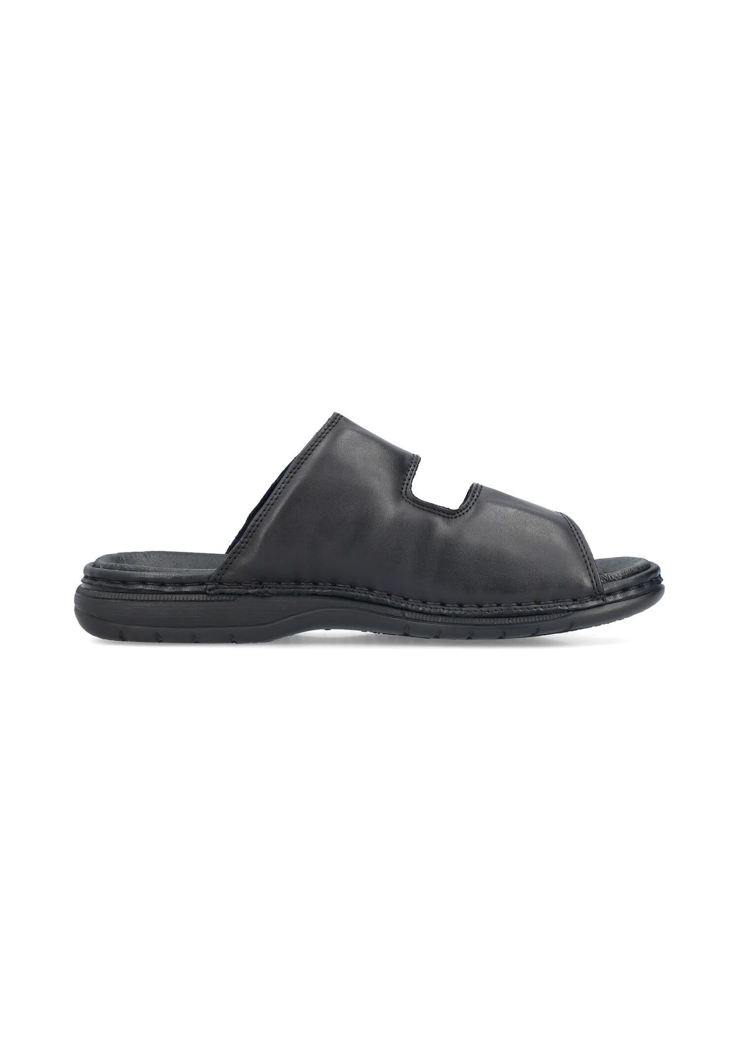 Rieker Herren Pantolette Slipper Hausschuh Pantoffeln weit 25590-00 schwarz 2/5
