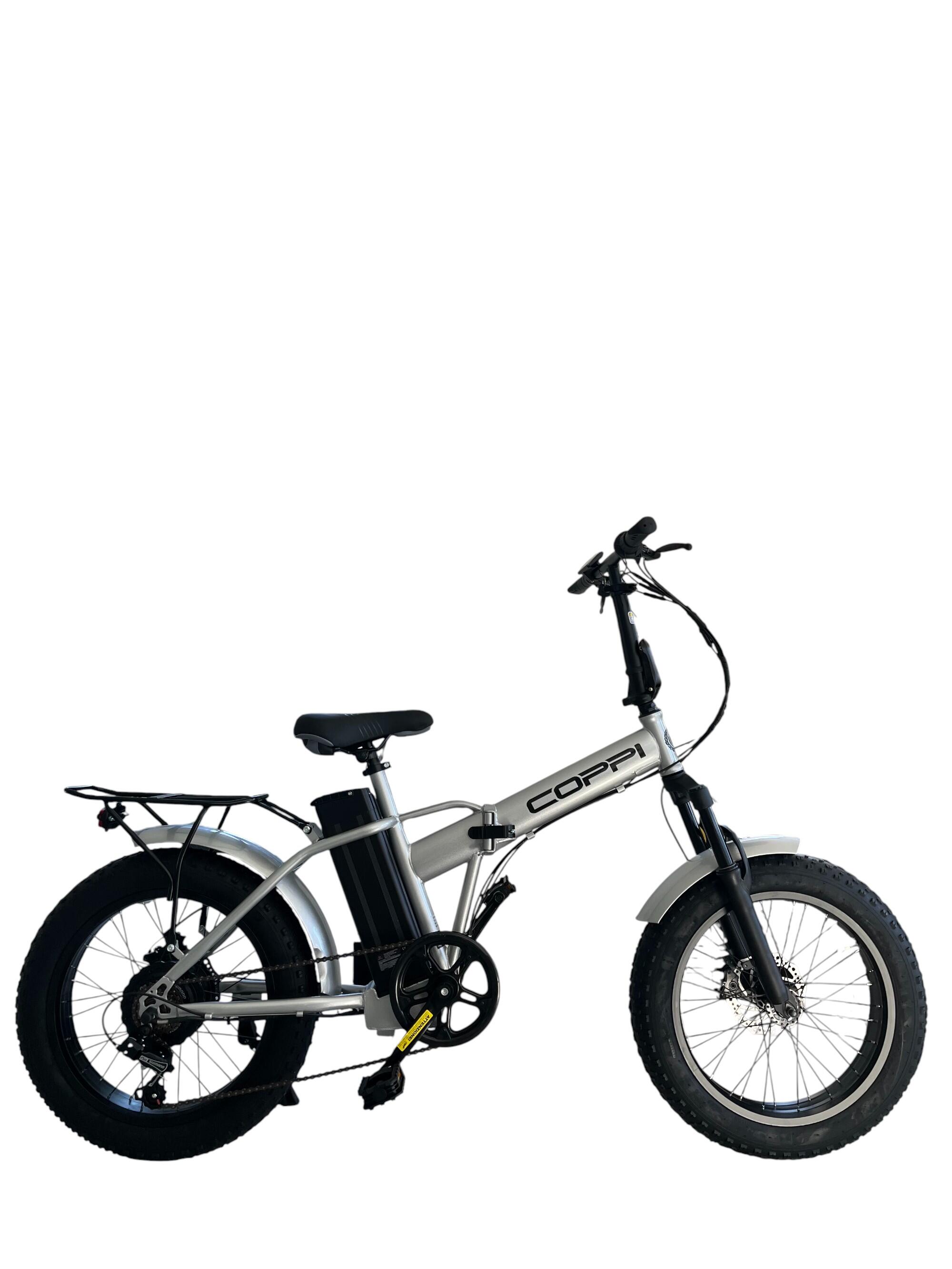 Fat Bike Elettrica a Pedalata Assistita, pieghevole, 250W 36V 10Ah