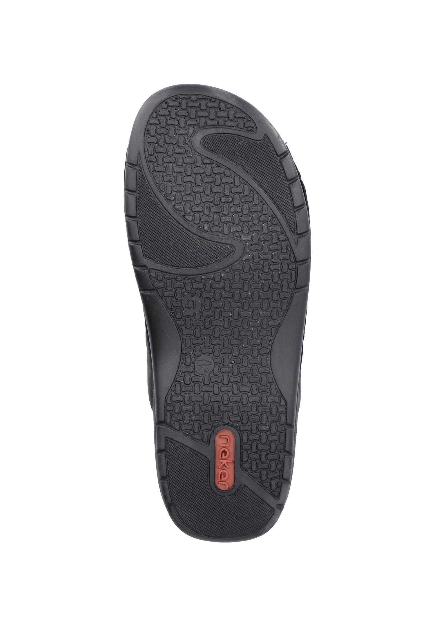 Rieker Herren Pantolette Slipper Hausschuh Pantoffeln weit 25590-00 schwarz 5/5