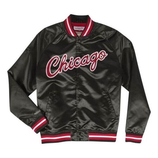 Giacca leggera di raso Chicago Bulls