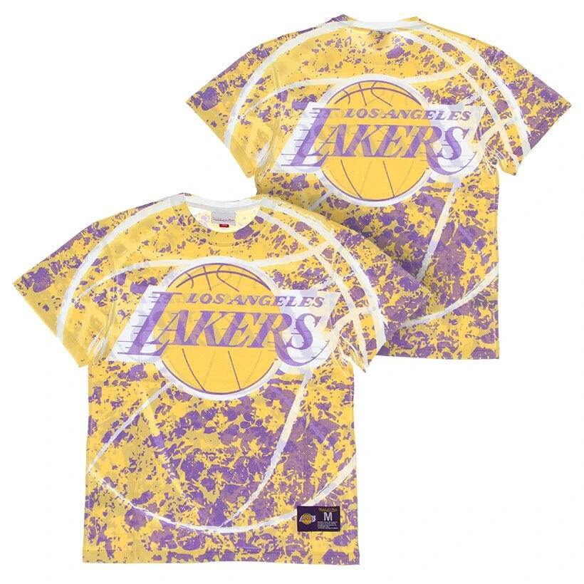 MITCHELL & NESS T-shirt Los Angeles Lakers NBA Jumbotron Submimated