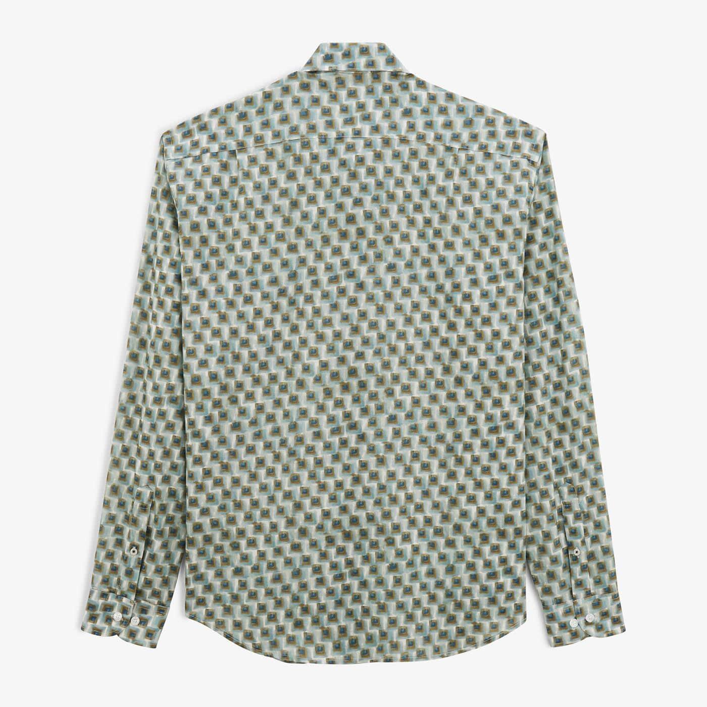 Camicia Charles a maniche lunghe in fantasia 2/4