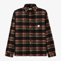 Chemise à carreaux noire Clovis Play