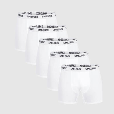 Herren Boxershorts 3er Pack Larry Weiß